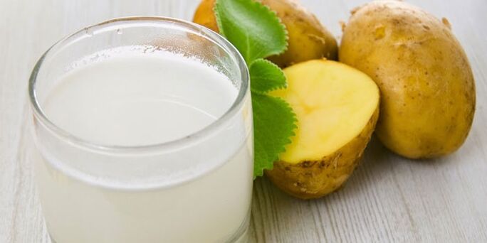 potato juice to get rid of papillomas